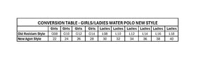 Water Polo (New Style Agon) Girls/Ladies Bodysuit