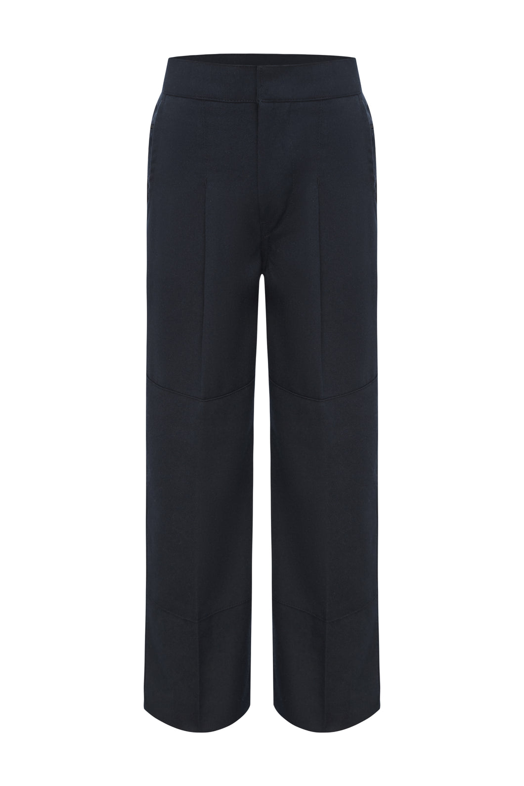 Primary Navy Long Pants (slimmer fit/double knee )